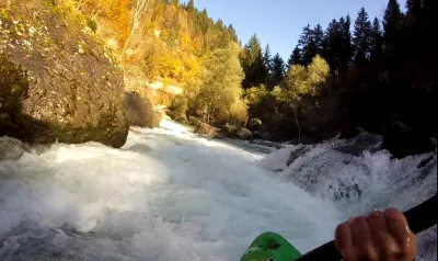 Passage de la cataracte par la gauche